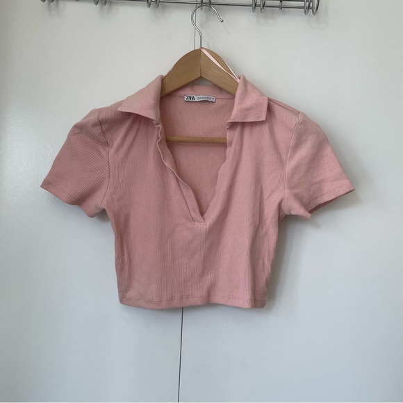 Zara crop t shirf - Picture 1 of 2